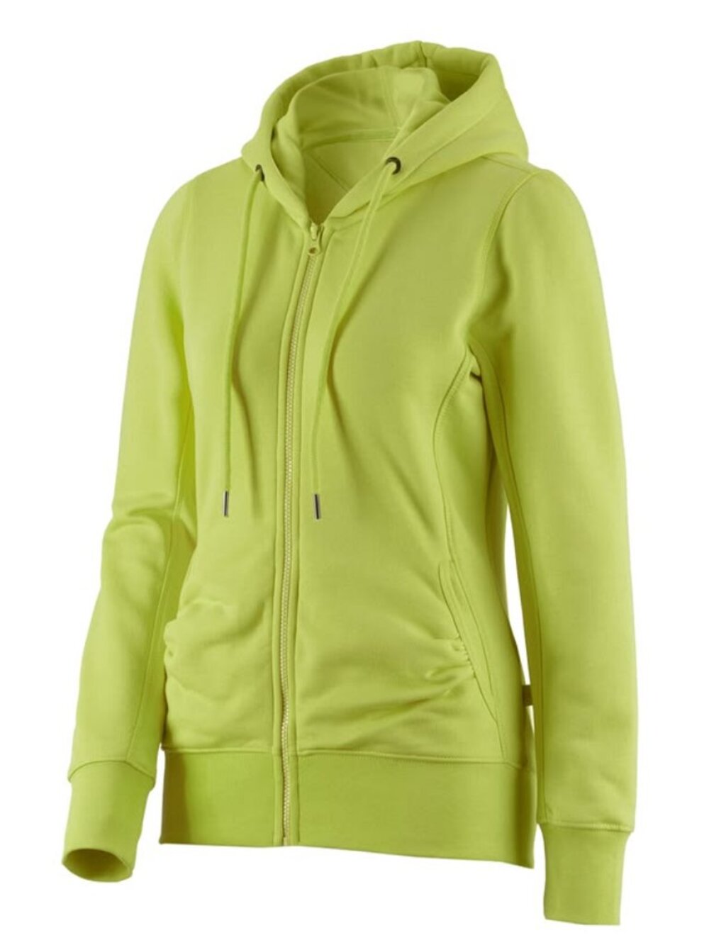 Engelbert Strauss Women's Hoody Sweatjacket Poly Cotton in Maygreen Size Large